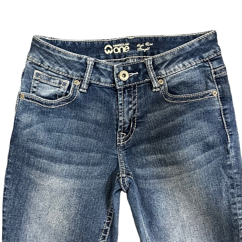 Warehouse One High Rise Straight Jeans - Picture 4 of 7
